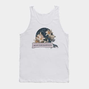 Women, woman, female, vintage, retro, aesthetic, quote, quotes, gifts for her, floral, marble fashion, clouds, love, romantic, music, art, literature Tank Top